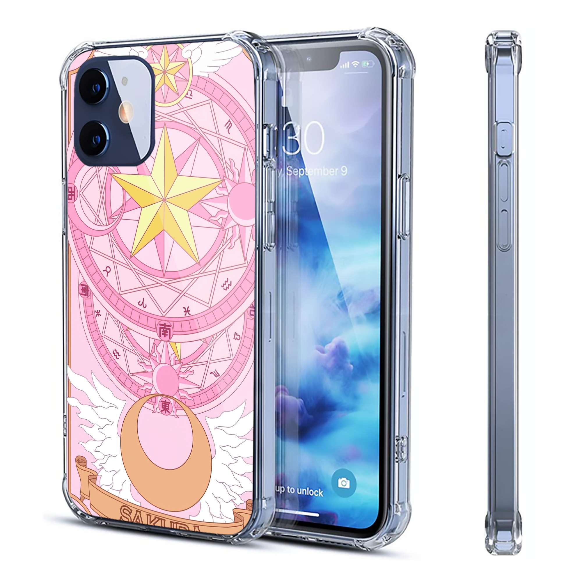（画像用） 美少女戦士セーラームーン Sailor Moon 【iPhone 12シリーズ対応】透明スマホケース（クリアソフトケース）